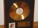DIRE STRAITS GOLD RECORD AWARD RIAA DIRE STRAITS