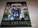 HAND SIGNED ORIG MICHAEL JACKSON DANGEROUS TOUR AD COA