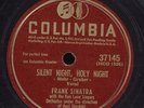 FRANK SINATRA SILENT NIGHT ADESTE FIDELES 78 RPM RARE