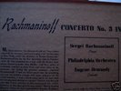 RACHMANINOFF Plays PIANO CTO 3 78rpmRecord