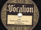 The Cellar Boys – Vocalion 1503 – Wailing Blues – 78rpm