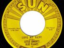REALLY RARE LITTLE JUNIOR'S BLUE FLAMES ON SUN 192 VG+