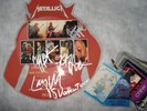 METALLICA RARE JUMP IN THE FIIRE SHAPED/LP SIGNED CLIFF