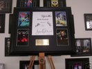 Pink Floyd SIGNED SCRIPT DISPLAY music guitar THE WALL