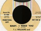 t j williams.baby i need you josie northern monster