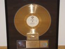 DIRE STRAITS GOLD RECORD AWARD RIAA LOVE OVER GOLD