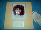 JIM MORRISON Doors HAND SIGNED PROMO PHOTO DISPLAY