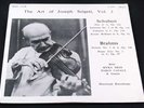 ART OF SZIGETI/SCHUBERT/BRAHMS/VIOLIN/SEALED