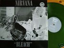 NIRVANA BLEACH LP RARE OLIVE GREEN VINYL TUPLP6