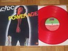 AC/DC Powerage LP (RED VINYL) CANADA ORIGINAL VERY RARE