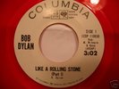 Bob Dylan  45  PROMO red vinyl  Like a Rolling Stone