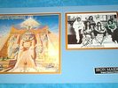 IRON MAIDEN POWERSLAVE group SIGNED LP PROMO DISPLAY