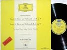 HOELSCHER & DEMUS Brahms sonatas earliest DGG STEREORED