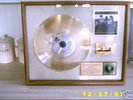 U2 JOSHUA TREE LIMITED GOLD DISC