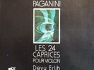 DEVY ERLIH Violin Solo PAGANINI 24 Caprices   ADES 2LP
