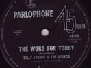 BILLY THORPE-1966-The Word For Today-45