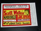 ORIGINAL POP HANDBILL(68)SCOTT WALKER (The Walker Bros