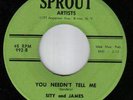 Sity and James YOU NEEDN'T TELL ME rare northern SPROUT