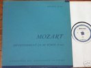 MOZART TRIO PASQUIER French Discophiles Francais DF 45