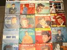 20- 1950's rock-n-roll 45's w/picture sleeves