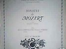 SONATES  MOZART VIOLON-PIANO/ LOEWENGUTH-DOREAU  SIGNED
