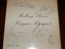 ROLLING STONES LP SIGNED BY ALL GROUP BEGGARS BANQUET