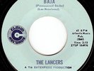 RARE SURF INSTRO 45 BLAIRS BOOK - LANCERS - LISTEN