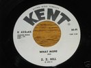 Z.Z. Hill NORTHERN SOUL 45 What More / Thats It