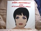 Liza Minelli Lp,Live At Carnegie Hall.Andy Warhol Cover
