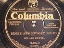 Peg Leg Howell, Columbia 14438, almost E+