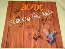 Signed Autographed AC DC ACDC Vintage Rock LP Album COA