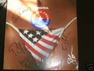 BLACK CROWES - AMORICA FULLY SIGNED WHITE VINYL LP