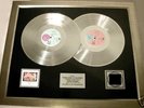 FRANKIE GOES /GOLDENE/PLATIN SCHALLPLATTE/ GOLD/ RECORD