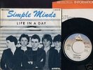 SIMPLE MINDS german P/S 45 Life in a Day + PRO-Insert