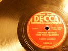 Irish Decca 78/Paddy Killoran-Violin--Reels-Hornpipes*