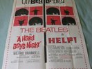 Beatles Combo Help & A Hard Days Night US Poster VF+