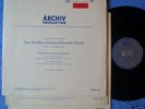 ARCHIV stereo 3 LP complete, BACH solo cello FOURNIER