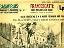 CASADESUS  &  FRANCESCATTI  -  Limited private EDITION