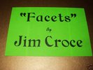 JIM CROCE - FACETS - RARE 1966 PRIVATE PRESS LP - 1/500