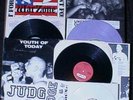 4 Hardcore LPs: Youth of Today, Warzone, Judge, Uniform