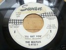 THE BEATLES ONE SIDE PROMO ON SWAN #45-S-4152-1