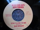BAD BRAINS  PAY TO CUM  45 rpm punk single misfits
