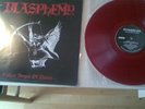 BLASPHEMY fallen angel of doom RED VINYL EX/vg-