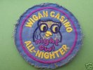 ORIGINAL NORTERN SOUL WIGAN CASINO NIGHT OWL BADGE
