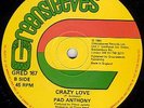 TOP PAD ANTHONY GREENSLEEVES CRAZY LOVE KILLER 12