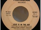 LIBERATION STREET SINGERS PENTAGRAM LOVE IS IN THE AIR