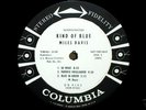 MILES DAVIS LP  My Kind Of Blue 6 EYE (PRO BLACK/ WHITE