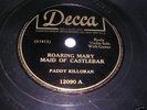 VINTAGE IRISH PADDY KILLORAN DECCA TWO SIDED 78RPM/NR