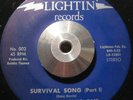 Jazz Funk 45 LIGHTMEN PLUS ONE Survival Song HEAR
