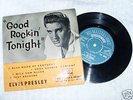 ELVIS PRESLEY UK HMVEP 45 GOOD ROCKIN TONIGHT 1957 EX